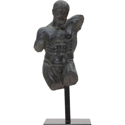 Buste homme sculpture socle métal INDUSTRIAL RECOLLECTION