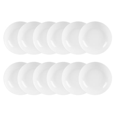 Maxi lot 12 assiettes creuses   20 cm-ZEN TREND'UP