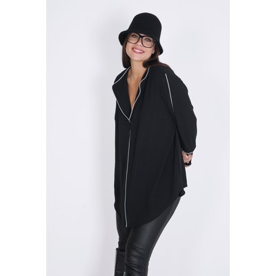Blouse en crêpe gaufrée JEAN-MARC PHILIPPE