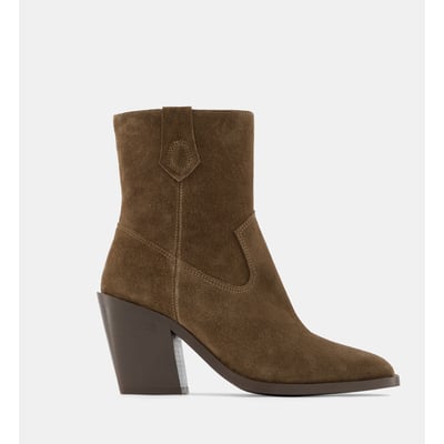 Bottines western chloé cuir GALERIES LAFAYETTE