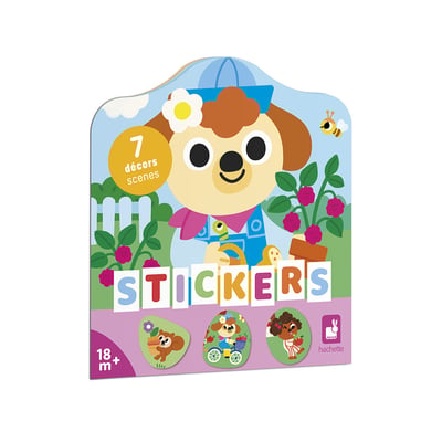 Cahier De Stickers Le Jardin JANOD