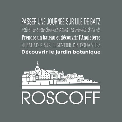 Tableau Mural Roscoff RÉGIONALISME CEANOTHE