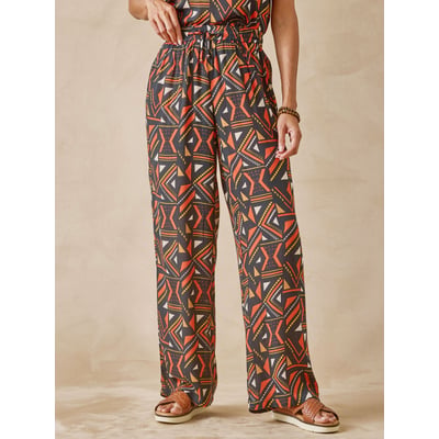 Pantalon élastiqué large et fluide DAXON