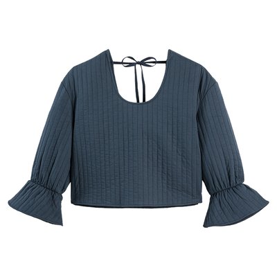 Organic Cotton Cropped Jumper SOPHIE FELLAY X LA REDOUTE