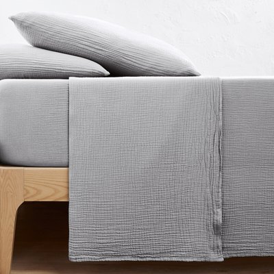 Drap plat uni gaze de coton, Kumla LA REDOUTE INTERIEURS