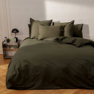 Housse de couette coton Neo kaki NEO CARRE BLANC