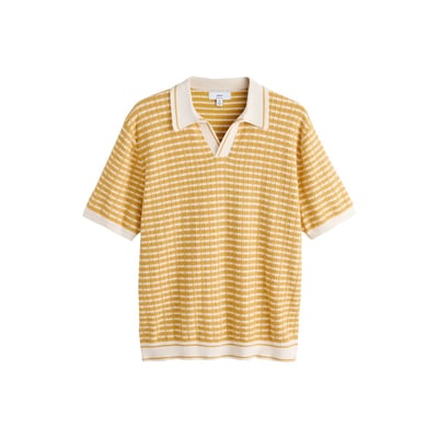 Polo en maille texturée à motif NEXT