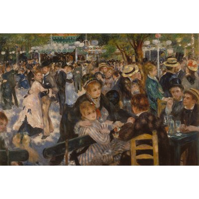 Tableau Auguste Renoir -Le Bal du moulin de la galette HEXOA