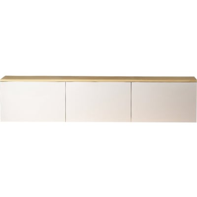 Meuble TV LED suspendu 3 portes - EIRA HOMIFAB