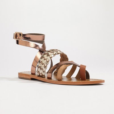 Sandales Colorata Brun, Bronze Et Or WHITESUN