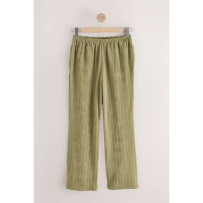 Pantalon large à rayures en jersey texturé NEXT