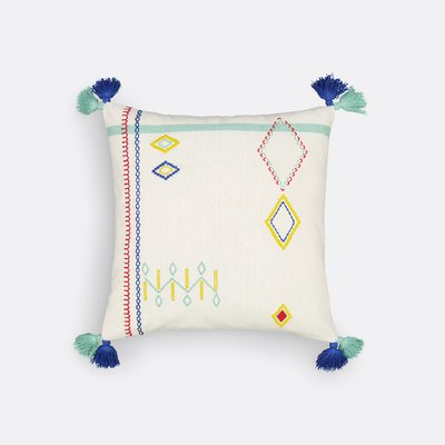 Housse de coussin 45 x 45 cm coton, Sajia LA REDOUTE INTERIEURS