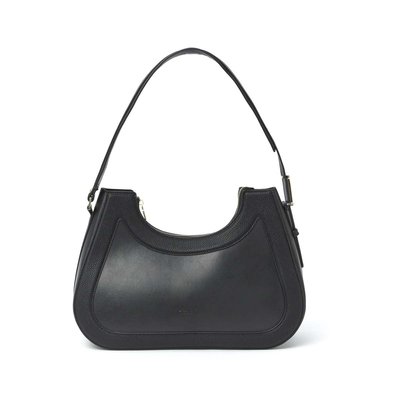Sac à main Hélène Hobo  - 100% cuir - Femme - Double porté , Bleu DRAEGER PARIS