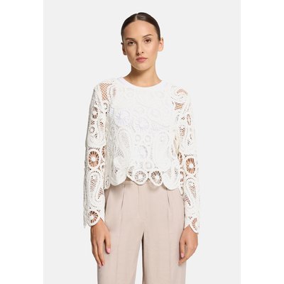 Pull-over en maille ajourée à encolure bateau BETTY BARCLAY