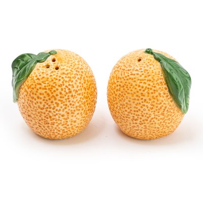 Set of 2 'Oranges' Salt & Pepper Pots SO'HOME