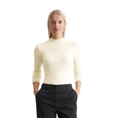 Pull à col montant en maille fine regular en pure laine mérinos MARC O'POLO