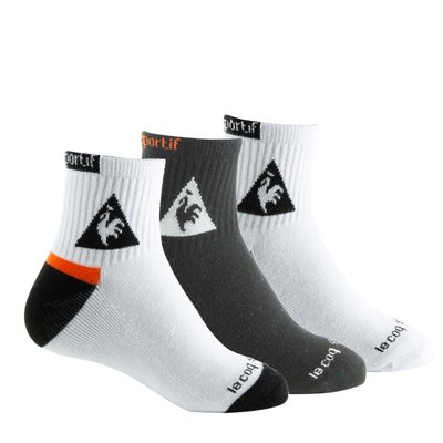 Lot de 3 paires de tiges courtes en coton enfant KINDY