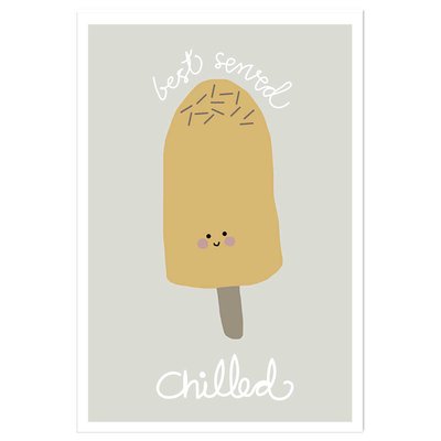 Affiche enfant glaces HEXOA
