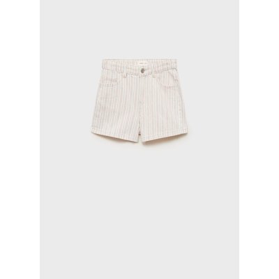 Short denim à rayures MANGO KIDS