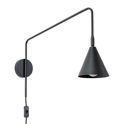 Applique murale Noir E14 1 Nox EDEN