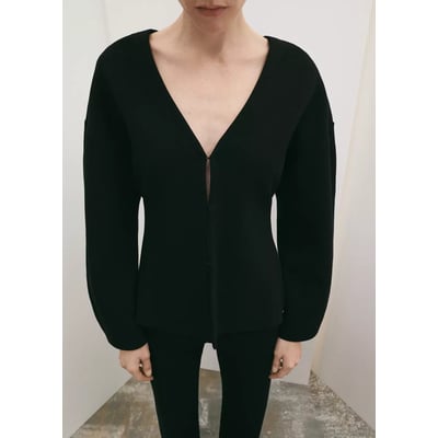 Cardigan oversize col V MANGO