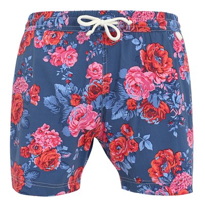 Short de bain MONTAUK 736 Pink flowers LES LOULOUS DE LA PLAGE