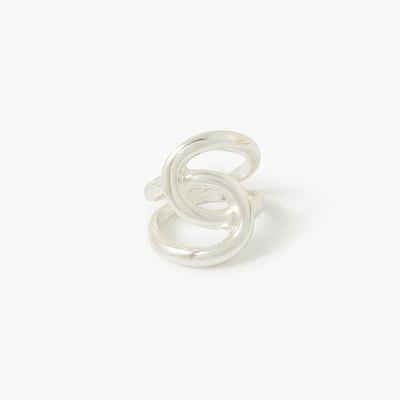 Bague entremêlée argentée BALABOOSTE