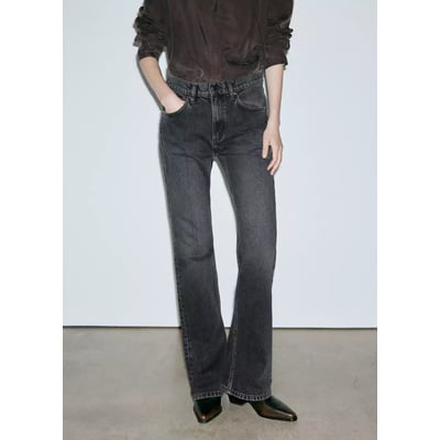 Jean flare regular waist MANGO
