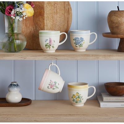 Set of 4 Sketchbook Assorted Mugs PORTMEIRION