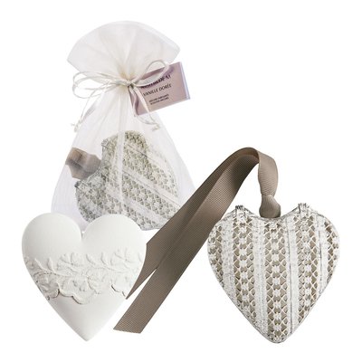 Boîte Cœur et décor parfumé - Vanille Dorée MATHILDE M