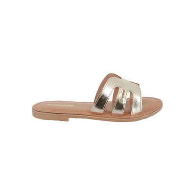 Sandales Plate Cuir  Bali LES TROPEZIENNES PAR M BELARBI