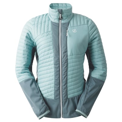 Doudoune Matelassée Turquoise Taille S - Occasion En Très Bon état