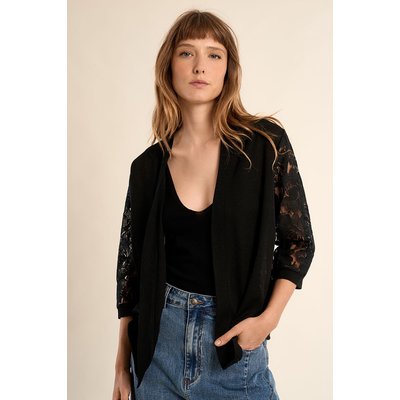 Gilet aux manches dentelles MOLLY BRACKEN