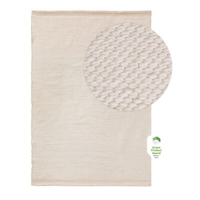 Tapis fabriqué à partir de matériaux recyclés tissé main KIAH BENUTA 