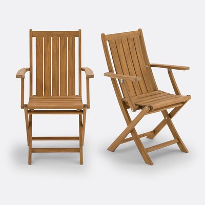 Lot de 2 fauteuils de table de jardin, Palera LA REDOUTE INTERIEURS