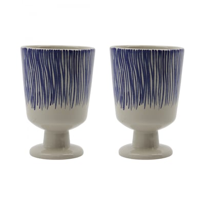 Lot de 2 tasses à pied Diva HOUSE DOCTOR