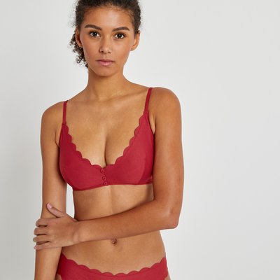 Haut de maillot de bain triangle, maille piquée LA REDOUTE COLLECTIONS