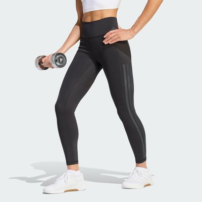 Legging De Training 7/8 3 Bandes Optime adidas Performance