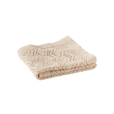 Couverture tricot en coton bio* VERTBAUDET