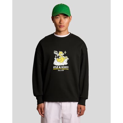 Sweat-shirt imprimé poitrine graphique LYLE & SCOTT