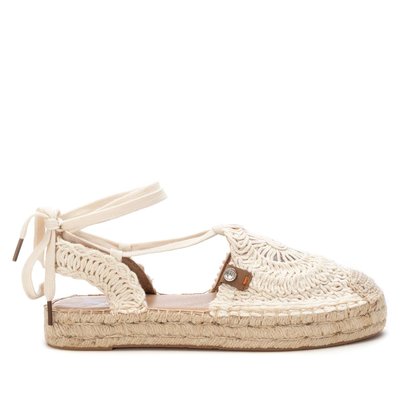 Sandale Espadrilles Plaine Décontractée Lacets XTI
