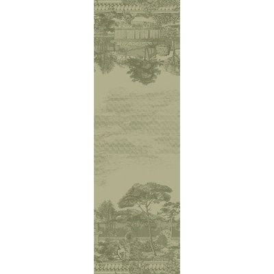 Chemin de table pur coton antitache JARDIN SPIRITUEL GARNIER-THIEBAUT