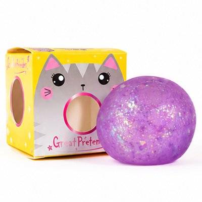 Balle squishy anti stress pailletée GREAT PRETENDERS
