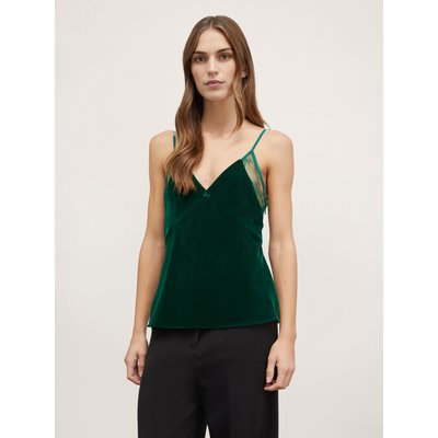 Top lingerie en velours lisse avec dentelle dans le dos MOTIVI