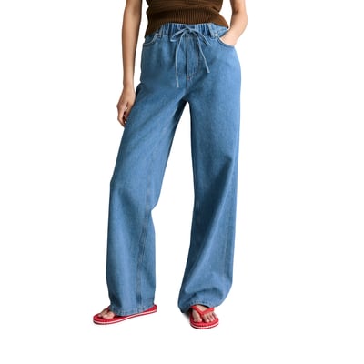 Jeans modèle Tomma large avec ceinture élastique MARC O’POLO DENIM