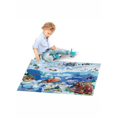 Tapis salon et chambre tissé motif enfant NAPPE BANQUISE A UN AMOUR DE TAPIS