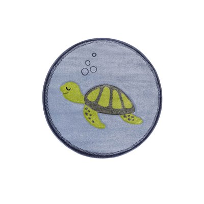 Tapis rond motif tortue , TURTLE ESPRIT
