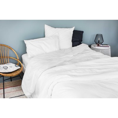 Housse de couette unie en coton Lavé TOISON D OR