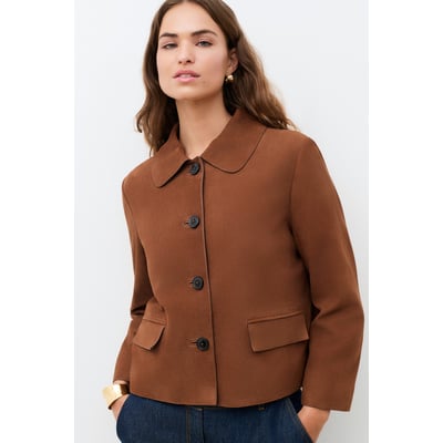 Veste courte en cuir VBRIELLE CAROLL