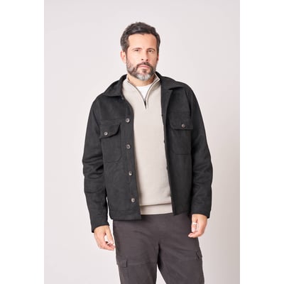 Veste regular homme en suèdine CRYSTIAN DEELUXE